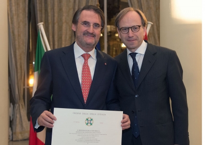 Entrega de la &quot;Stella d&#039;Italia&quot;