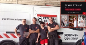 Equipo de la RTEC de Renault Trucks