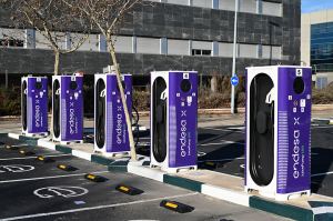 Electrolinera de Madrid para recarga de vehículos eléctricos