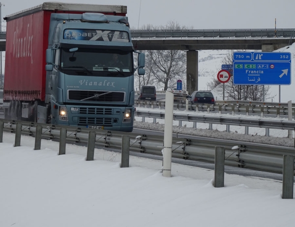 Autopista camino a Francia