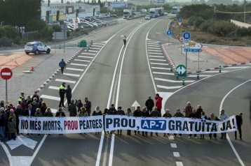 Movilizaciones por la gratuidad de la AP-7