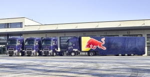 Camiones Renault Trucks del equipo de Fórmula 1 Red Bull Racing