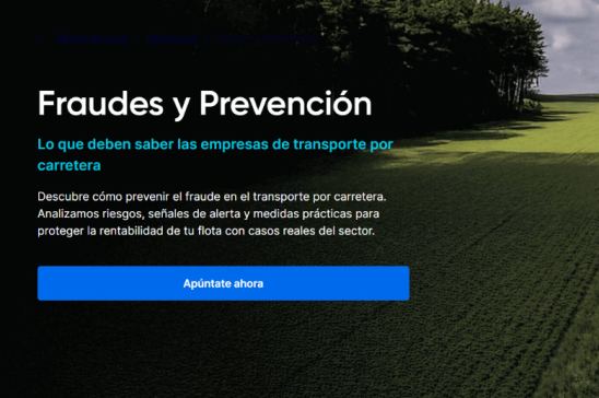 Webinar Eurowag sobre fraude en el transporte