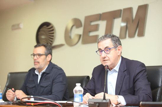 Carmelo González, durante su comparecencia
