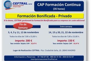 Cursos CAP de CEFTRAL