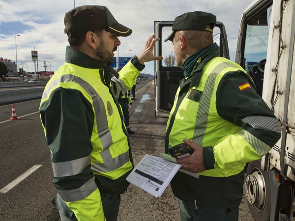 Control de la Guardia Civil