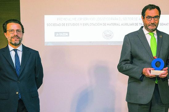 Entrega del premio Excelencia logística a SEMAT