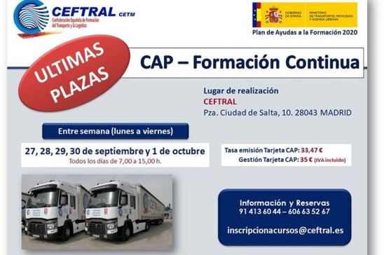 Cursos CAP de CEFTRAL