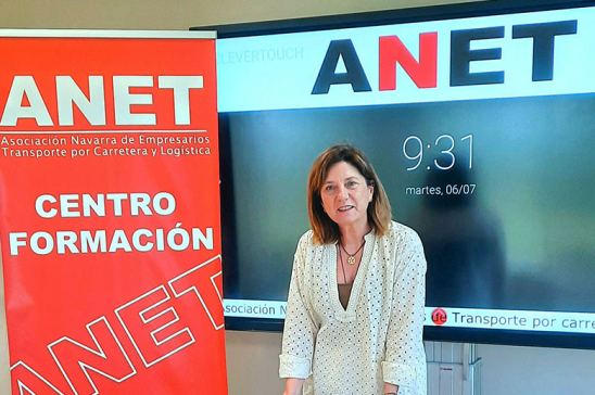 Natalia Aguirre, responsable de formación de ANET Navarra