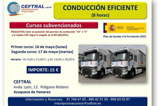 Cursos CEFTRAL de conducción eficiente