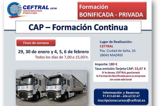 Curso CAP de CEFTRAL