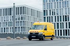 Furgoneta eTGE eléctrica en Berlín