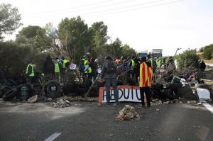 Cortes en carreteras catalanas