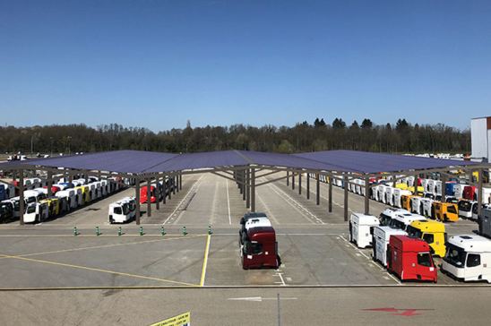 Renault Trucks paneles solares