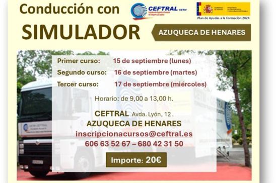 Cursos de conducción con simulador de CEFTRAL