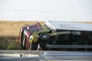 Accidente de un camión 