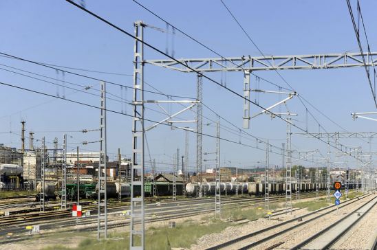 Instalaciones de Adif de la terminal de León 