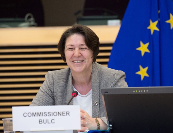 Violeta Bulc en el Parlamento Europeo