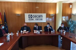 Reunión de Fetcam con el consejero de Fomento