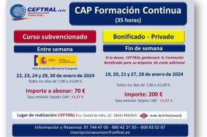 Cursos CAP de CEFTRAL