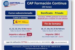 Cursos CAP de CEFTRAL