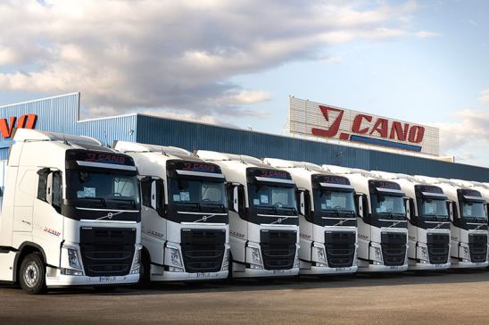 Volvo FH con I-Save paa J.Cano