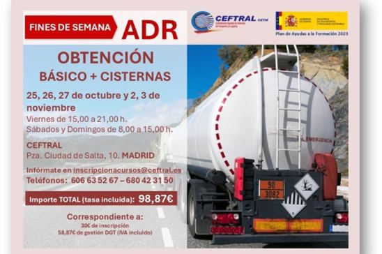 Curso obtención ADR de CEFTRAL