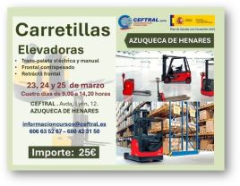 CEFRAL organiza un curso de carretillas elevadoras en Azuqueca de Henares