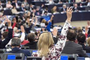 Votación en el Parlamento Europeo