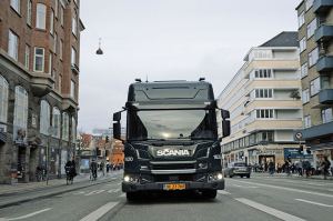 Camión eléctrico en Copenhague