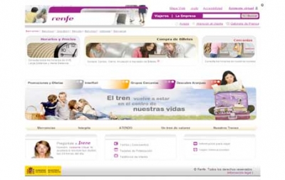 Renfe renueva su web