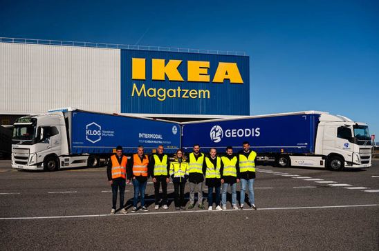 Volvo Trucks, Ikea, Geodis y Klog