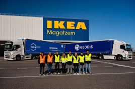 Volvo Trucks, IKEA, GEODIS y KLOG, comprometidos en electrificar el transporte en Cataluña