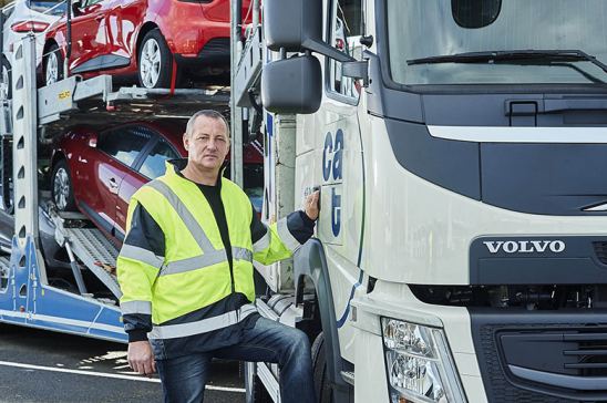 Transportista de portavehículos