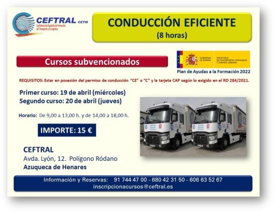 Curso CEFTRAL conducción eficiente