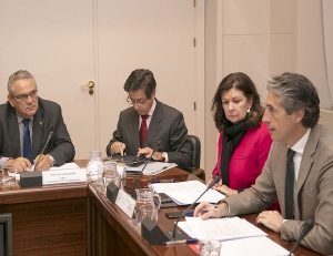 Encuentro ministro de Fomento y Comité Nacional del Transporte