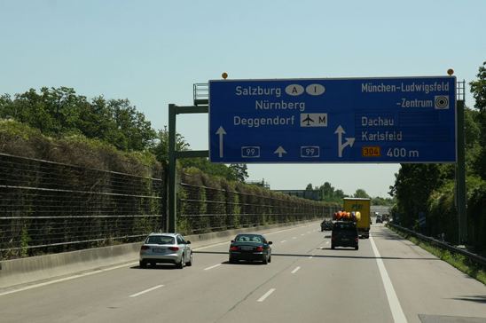 Carretera alemana sin camiones