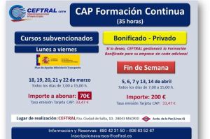 Cursos CAP de CEFTRAL