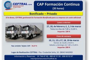 Cursos CAP de CEFTRAL