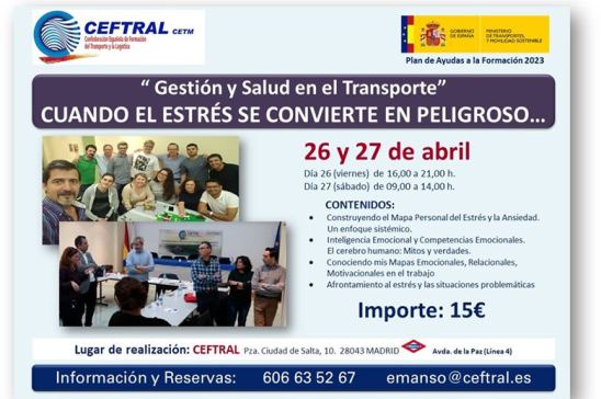 Curso CEFTRAL de gestión y salud en el transporte