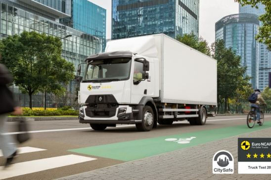Renault Trucks D logra 4 estrellas Euro NCAP y sello CitySafe