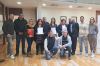 Firmantes del convenio colectivo de Murcia. Foto Froet