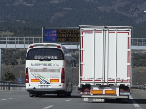 Radares que detectan exceso de velocidad en camiones