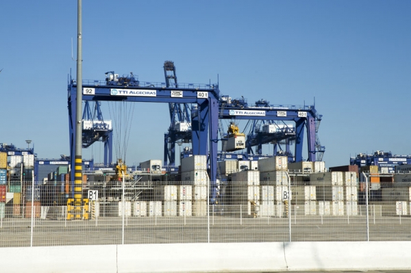 Puerto de Algeciras, jornada de huelga de la estiba