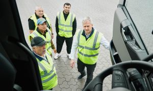 Conductores de transporte internacional