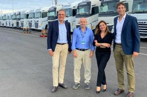 Esperanza Gaspar durante su visita a España 