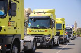 1.000 transportistas valencianos celebrarán San Cristóbal con 300 cabezas tractoras en ruta