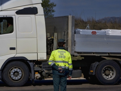 Campaña de control de vehículos en carretera