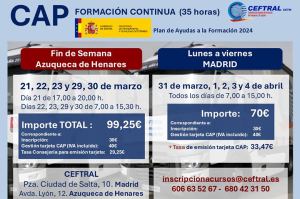 Cursos CAP de CEFTRAL