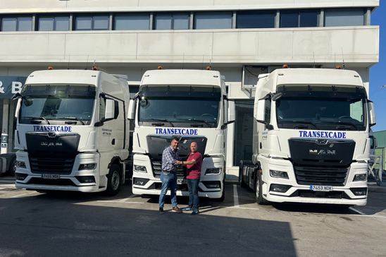 Cuatro camiones MAN para Transexcade